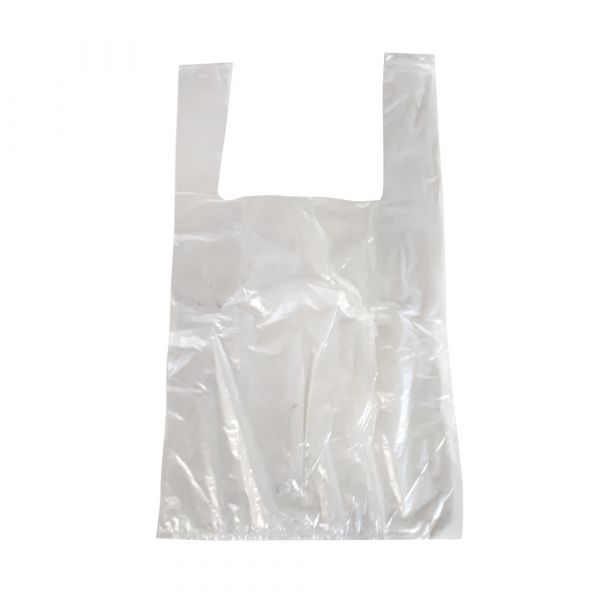 T-shirt bag PND transparent. 24+12*45cm, 8µm 601821 set 100/30